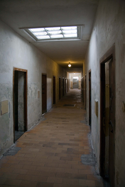 Bunker, East Wing, Dachau, Munich, Germany, October 2009