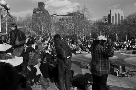 Washington Square, Manhattan, New York, America, April 1995