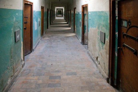Bunker, East Wing, Dachau, Munich, Germany, October 2009