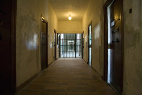 Bunker, East Wing, Dachau, Munich, Germany, October 2009
