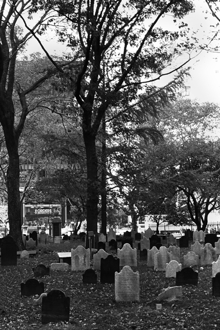 Trinity Graveyard, Manhattan, New York, America, April 1995