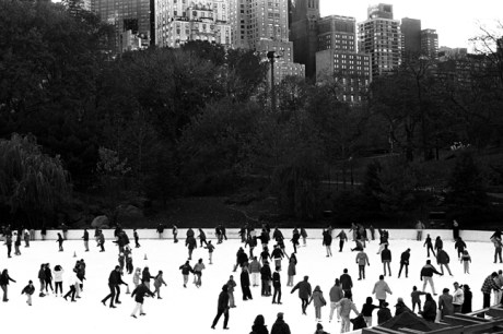 Wollman Rink, Central Park, Manhattan, New York, America, November 1997