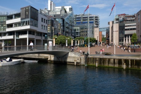 Aker Brygge, Oslo, Norway, June 2010
