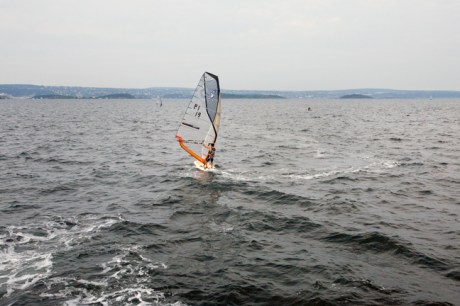 Windsurfer, Oslo Harbour, Oslo, Norway, June 2010 Windsurfer, Oslo Harbour, Oslo, Norway, June 2010