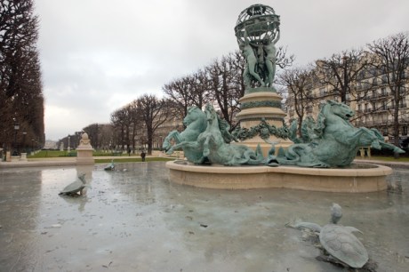 Carpeaux's Fountain, Paris, France, January 2010