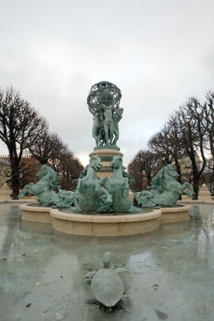Carpeaux's Fountain, Paris, France, January 2010