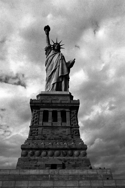 Statue of  Liberty, New York, America, November 1997