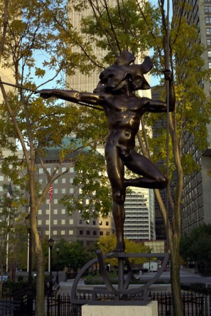 Ulysses,Ugo Attardi,Battery Park,New York, November 1997