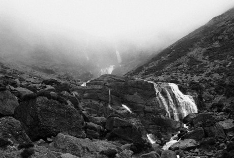 Mahon Waterfall, Comeragh Mountains, Co. Waterford, Ireland, February 2002