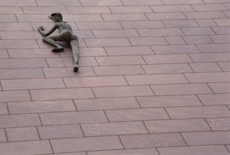 Liberty Scaling the Heights, Grand Canal Street, Dublin, Ireland, August 2003