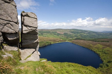 Eagle's Crag & Lower Lough Bray, Co. Wicklow, Ireland, June 2010