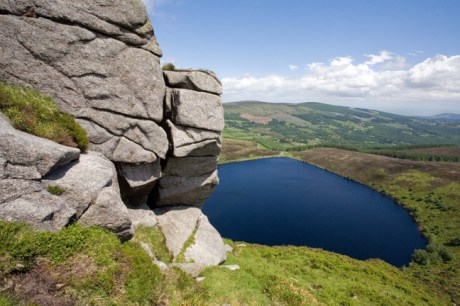 Eagle's Crag & Lower Lough Bray, Co. Wicklow, Ireland, June 2010