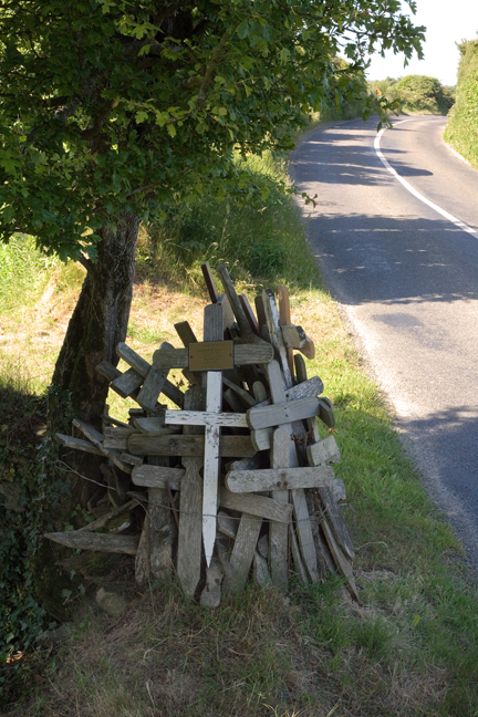 Funeral Crosses, Kilmore, Co. Wexford, Ireland, June 2010
