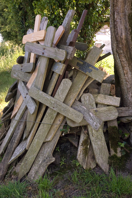 Funeral Crosses, Kilmore, Co. Wexford, Ireland, June 2010