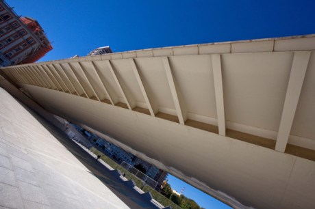 Santiago Calatrava Exposicion Bridge, Valencia, Spain, October 2010