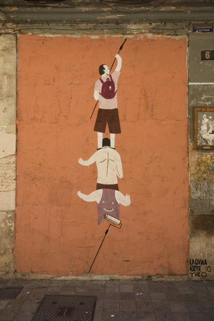 Calle de la Abadía de San Martín, Valencia, Spain, June 2012