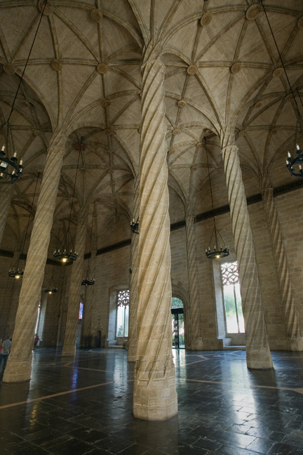 La Lonja de la Seda, Valencia, Spain, June 2012