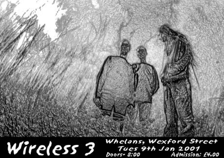 Wireless 3 - Flyer for Whelans Gig - 2001