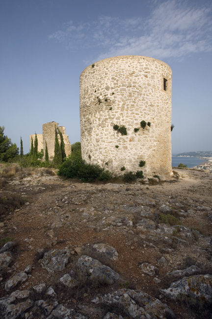 Molins del Cap de Sant Antoni, Javea, Marina Alta, Spain, June 2012