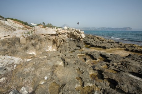 Playa La Caleta,Cala Blanca,Javea, Marina Alta, Spain, June 2012
