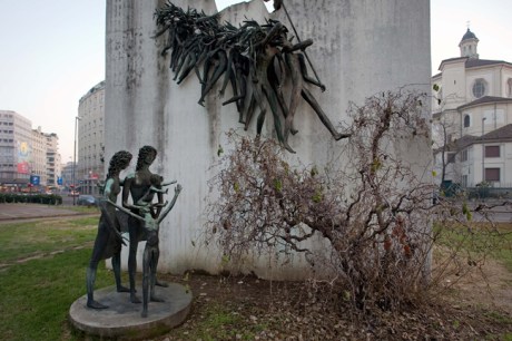 Largo Bersaglieri, Milan, Italy, December 2010