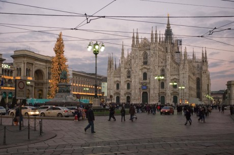 Piazza del Duomo, Milan, Italy, January 2011