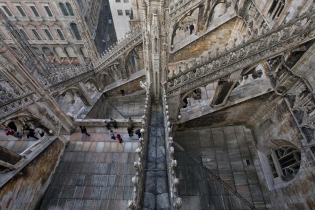 Duomo, Santa Maria Nascente, Milan, Italy, January 2011