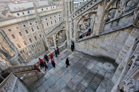 Duomo, Santa Maria Nascente, Milan, Italy, January 2011