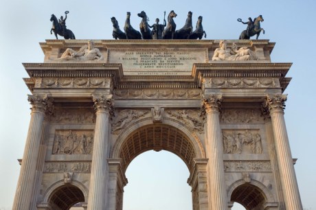 Arco della Pace, Milan, Italy, January 2011