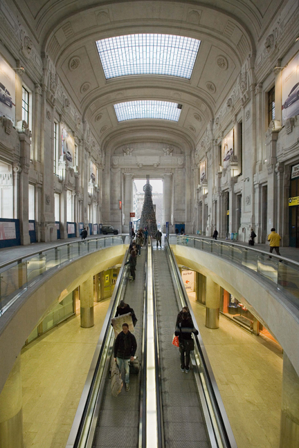 Milano Centrale, Piazza Duca d'Aosta, Milan, Italy, January 2011