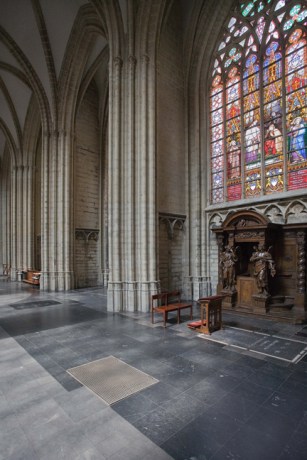 St. Michael and St. Gudula Cathedral, Brussels, Belgium, April 2011