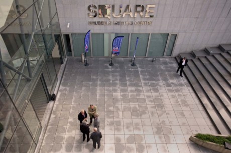 Square, Mont des Arts, Brussels, Belgium, April 2011