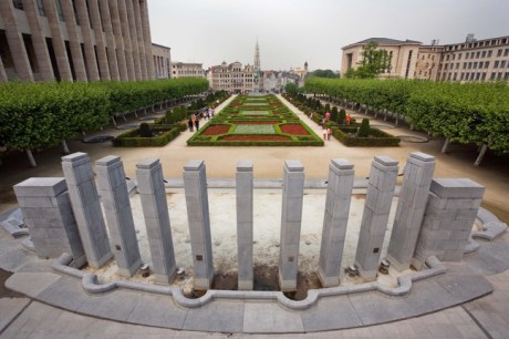 Jardin du Mont des Arts, Brussels, Belgium, April 2011