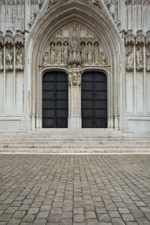 St. Michael and St. Gudula Cathedral, Brussels, Belgium, April 2011