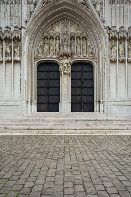 St. Michael and St. Gudula Cathedral, Brussels, Belgium, April 2011