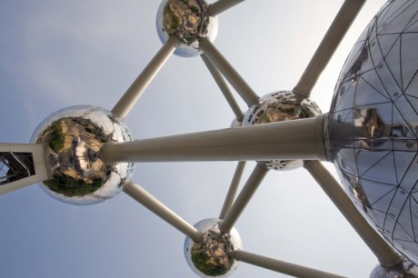 The Atomium, Heysel Park, Brussels, Belgium, April 2011