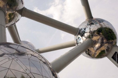 The Atomium, Heysel Park, Brussels, Belgium, April 2011