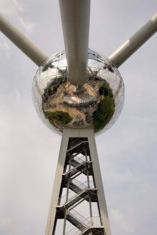 The Atomium, Heysel Park, Brussels, Belgium, April 2011