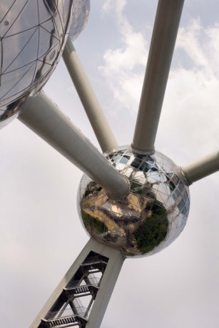 The Atomium, Heysel Park, Brussels, Belgium, April 2011