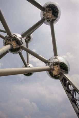 The Atomium, Heysel Park, Brussels, Belgium, April 2011