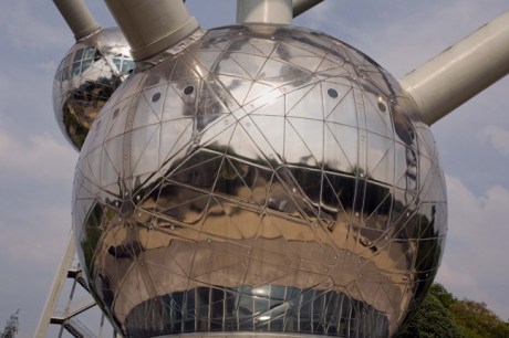 The Atomium, Heysel Park, Brussels, Belgium, April 2011