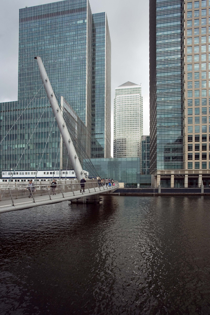 South Quay, Canary Wharf, London, England, October 2011