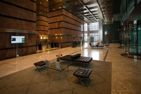 One Canada Square, Canary Wharf, London, England, October 2011