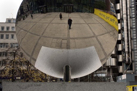 Sky Mirror, St Mary Axe, London, England, October 2011 