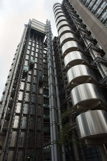 Lloyd's building, Lime Street, London, England, October 2011