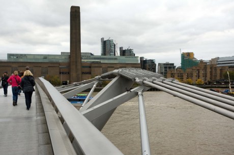 Millennium Footbridge, London, England, October 2011