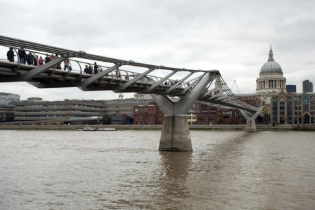Millennium Footbridge, London, England, October 2011
