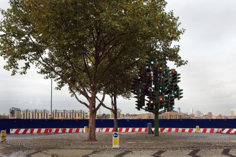 Traffic Light tree, Pierre Vivant, London, England, November 2011