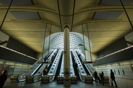 Canary Wharf Tube Station, London, England, November 2011