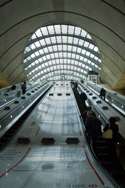 Canary Wharf Tube Station, London, England, November 2011